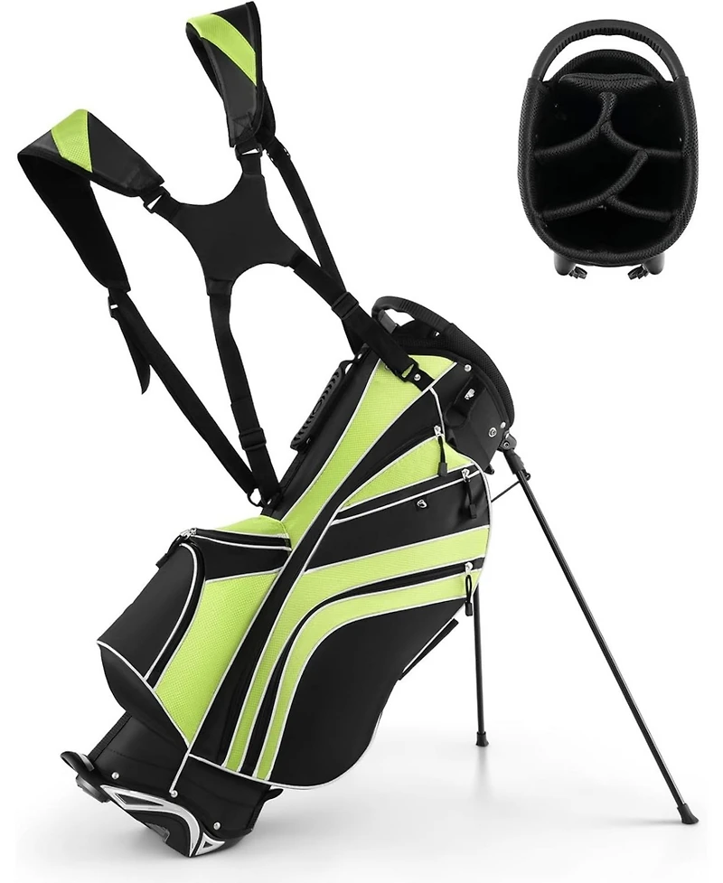 Mecale Golf Stand Bag Lightweight and Portable Golf Cart Bag with Shoulder Strap