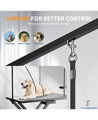 Streamdale Furniture Professional Electric Dog Grooming Table (50" Black)