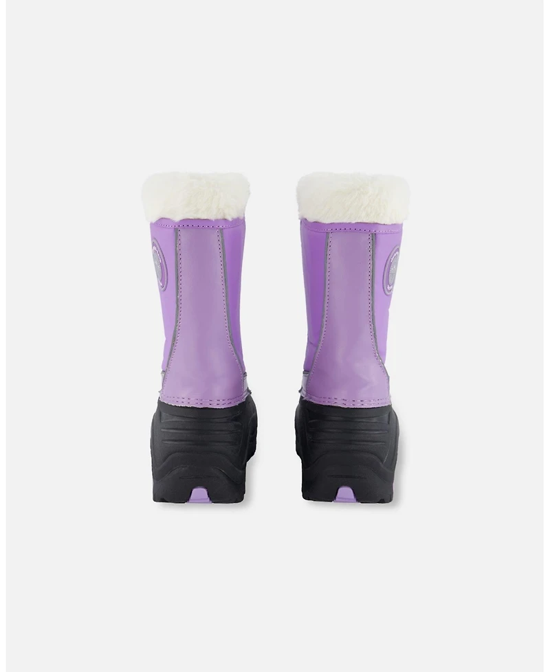 Deux par Girl Winter Boots Lavender with Removable Liner - Toddler|Child