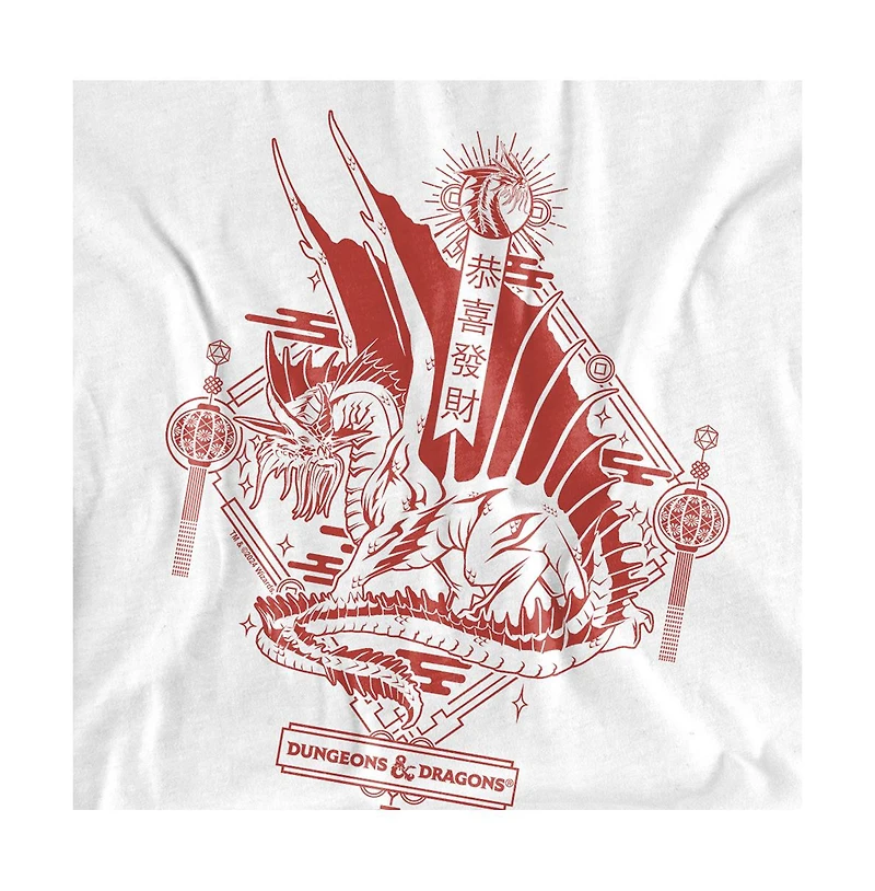 Logovision Big & Tall Dungeons And Dragons Year Of The Dragon Red Lantern T-Shirt