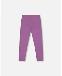 Deux par Girl Super Soft Ribbed Leggings Lavender - Child