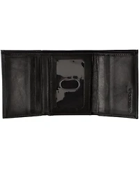 Evergreen Enterprises Men's Black Nebraska Huskers Hybrid Tri-Fold Wallet