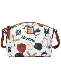 Dooney & Bourke Miami Marlins Gameday Suki Crossbody with Medium Wristlet