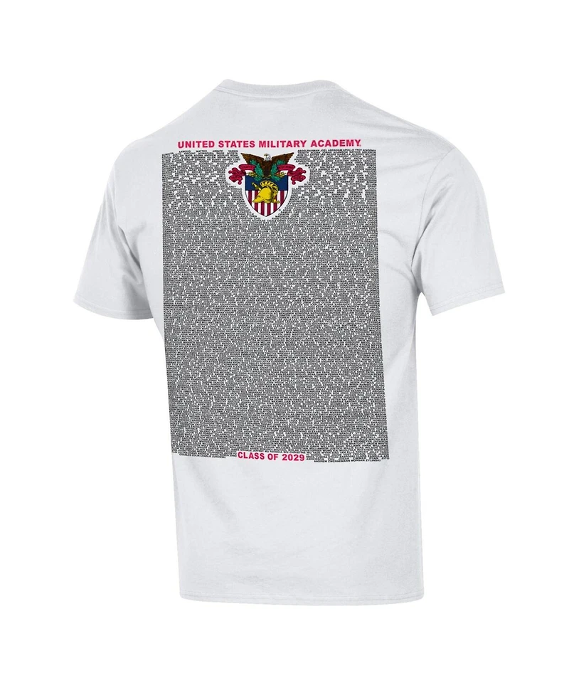 Champion Men's White Army Black Knights Class of 2029 R-Day T-Shirt