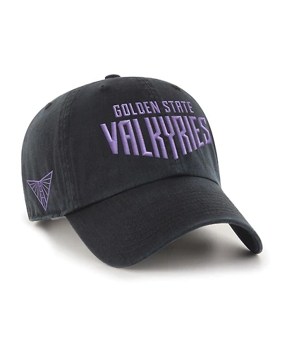 '47 Brand Men's and Women's Black Golden State Valkyries Core Wordmark Clean Up Adjustable Hat