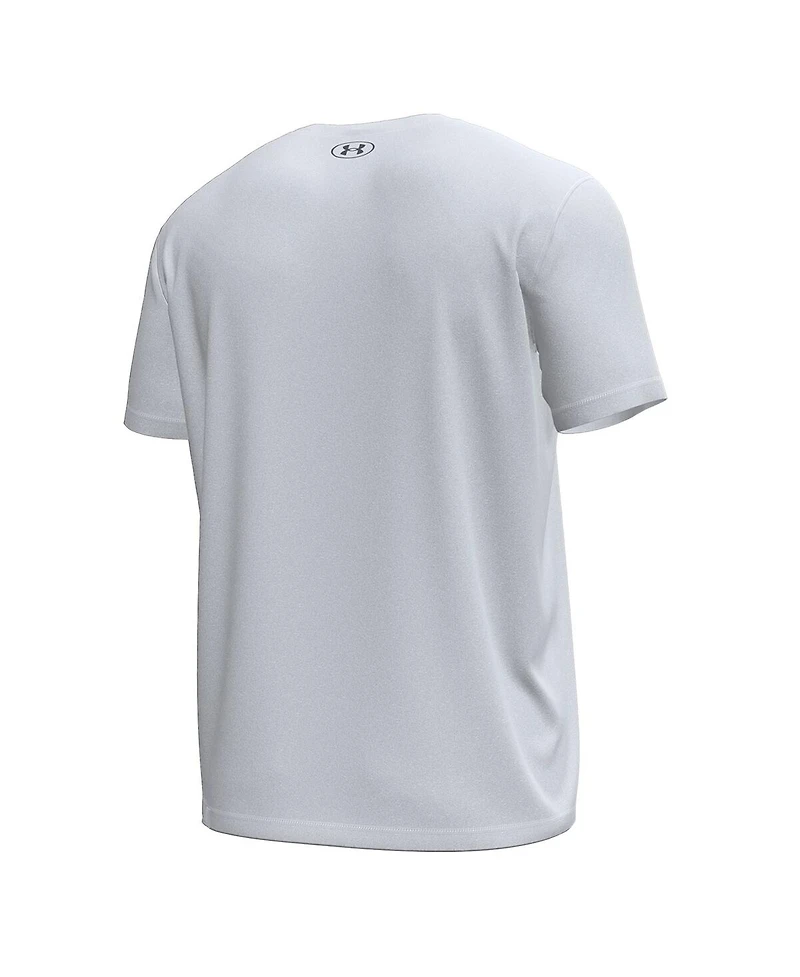Under Armour Men's White Notre Dame Fighting Irish Stack Stretch Performance T-Shirt