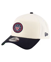 New Era Men's Cream Usmnt Retro Foam 9FORTY Adjustable Hat