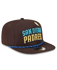 New Era Men's Brown San Diego Padres 2025 Big League Chew Golfer Snapback Hat