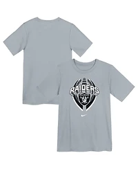 Nike Preschool Gray Las Vegas Raiders Icon Legend Performance T-Shirt