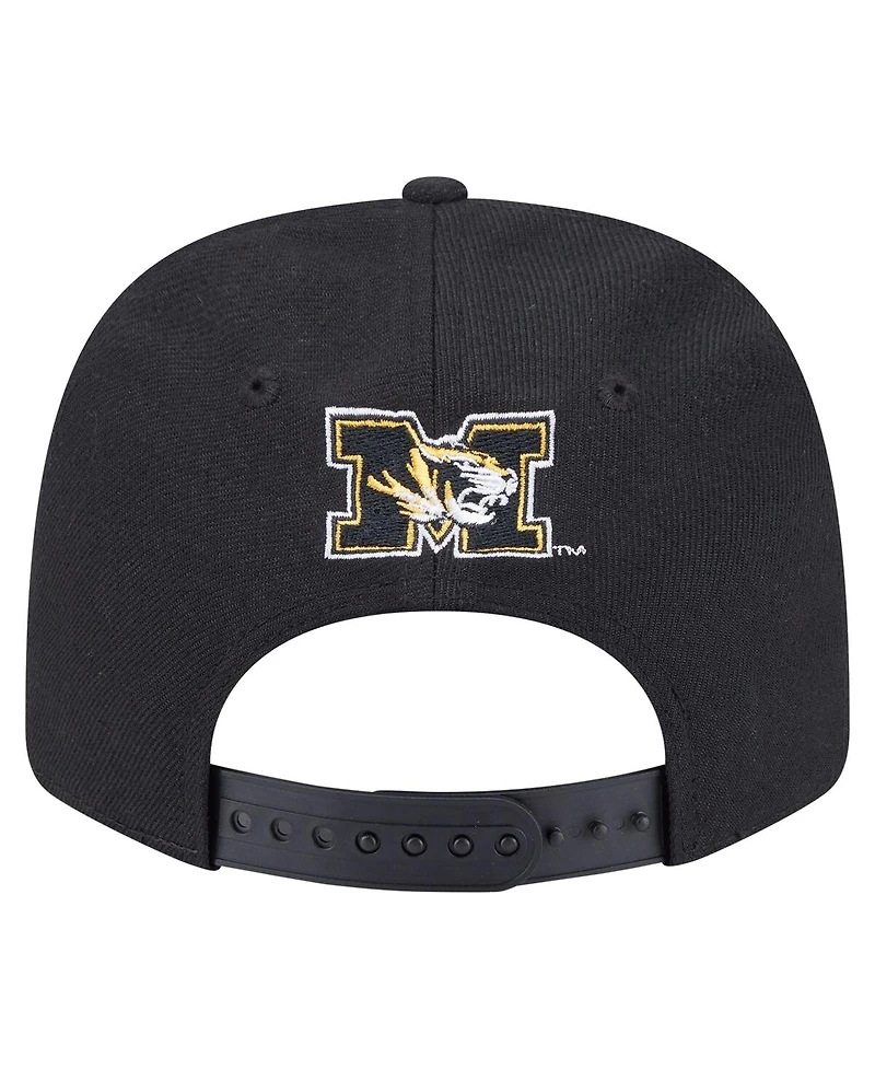 New Era Men's Black Missouri Tigers Team Collective 9SEVENTY Stretch-Snap Adjustable Hat