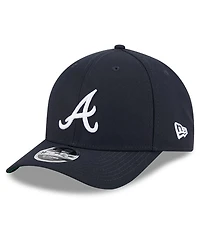 New Era Men's Navy Atlanta Braves Baseball Hall of Fame 9FORTY M-Crown Adjustable Hat