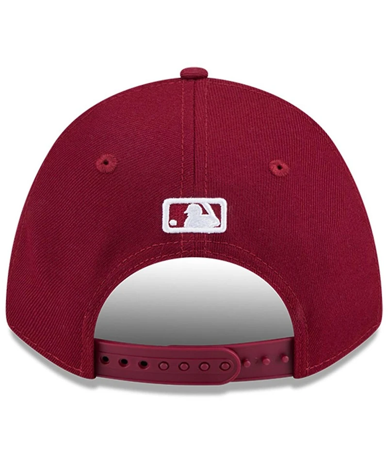 New Era Men's Maroon Philadelphia Phillies Baseball Hall of Fame 9FORTY M-Crown Adjustable Hat