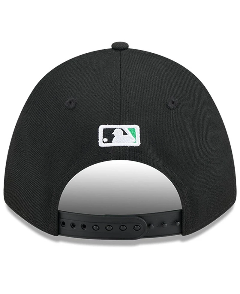 New Era Men's Black Tampa Bay Rays Baseball Hall of Fame 9FORTY M-Crown Adjustable Hat