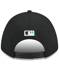 New Era Men's Black Tampa Bay Rays Baseball Hall of Fame 9FORTY M-Crown Adjustable Hat