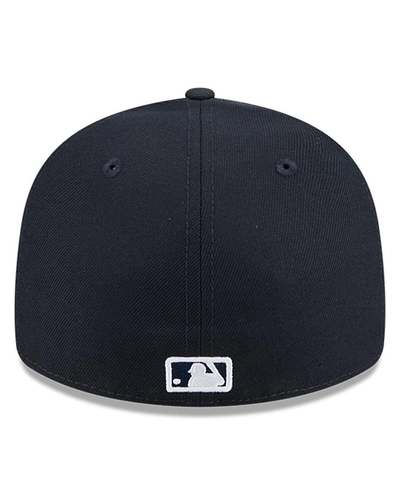 New Era Men's Navy Atlanta Braves Baseball Hall of Fame 59FIFTY Low Profile Fitted Hat
