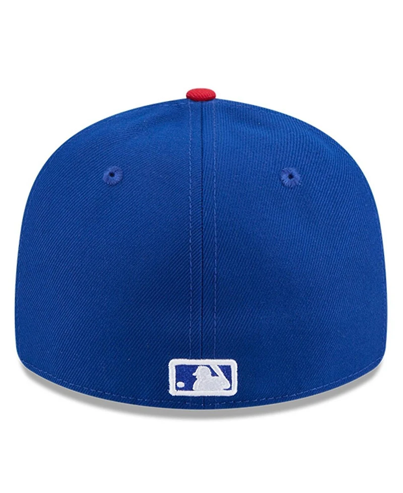 New Era Men's Royal Chicago Cubs Baseball Hall of Fame 59FIFTY Low Profile Fitted Hat