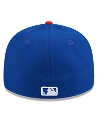 New Era Men's Royal Chicago Cubs Baseball Hall of Fame 59FIFTY Low Profile Fitted Hat