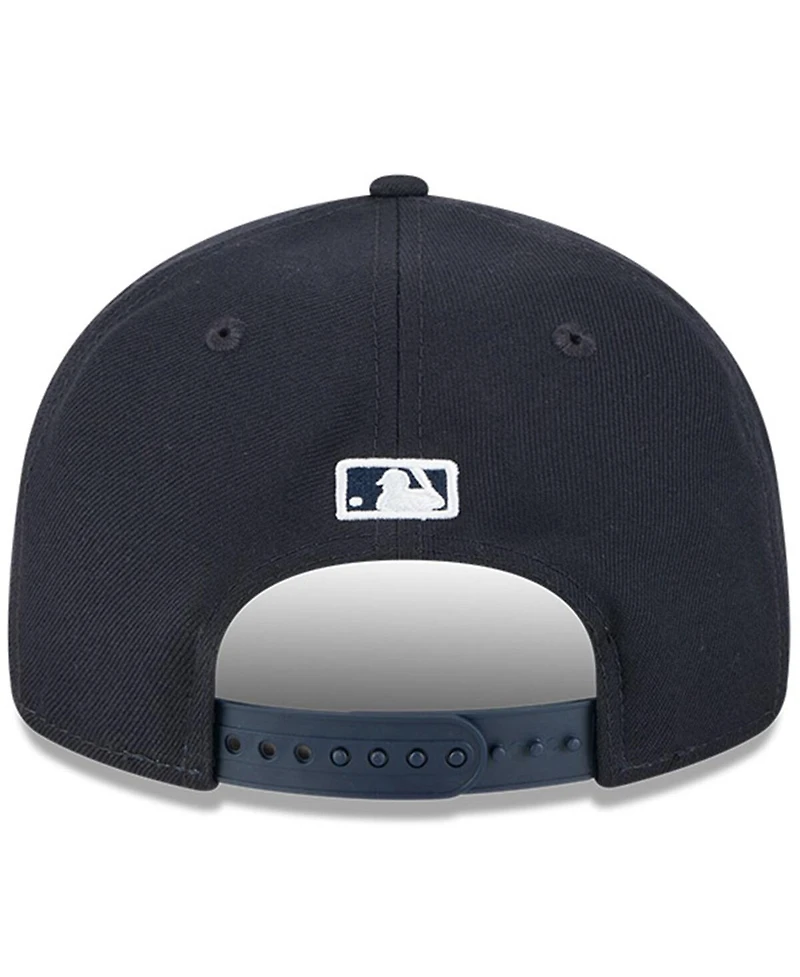 New Era Men's Navy Boston Red Sox Baseball Hall of Fame Retro Crown 9FIFTY Adjustable Hat