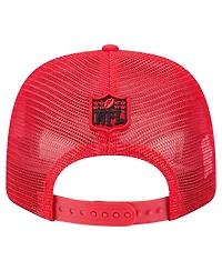 New Era Men's Red Kansas City Chiefs Team Collection 9SEVENTY Stretch-Snap Adjustable Hat