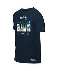 New Era Men's College Navy Seattle Seahawks 2025 Nfl Training Camp T-Shirt