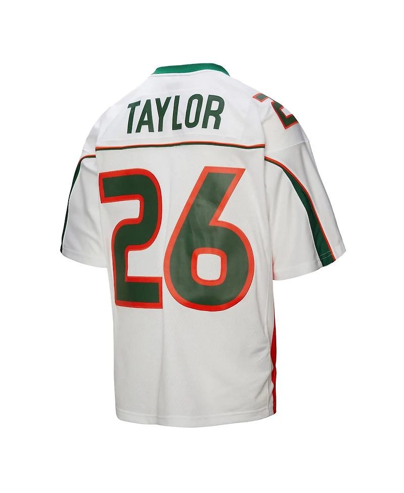Mitchell & Ness Men's Sean Taylor White Miami Hurricanes 2001 Legacy Jersey