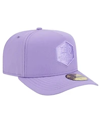 New Era Men's Purple Houston Dynamo Fc Color Pack A-Frame 59FIFTY Fitted Hat