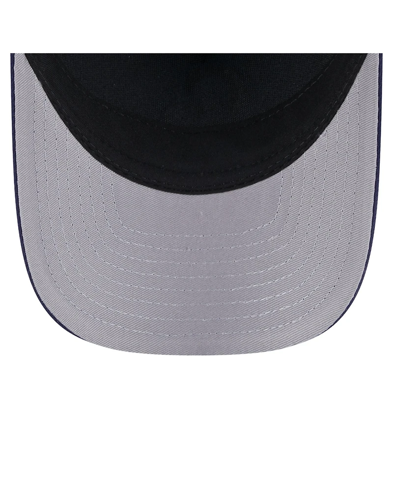 New Era Men's Light Blue/Navy Colorado Rockies 2-Tone Color Pack 9FORTY M-Crown A-Frame Adjustable Hat