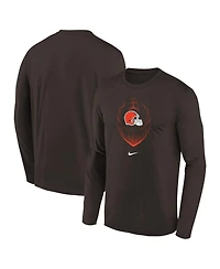 Nike Preschool Brown Cleveland Browns Legend Icon Long Sleeve T-Shirt