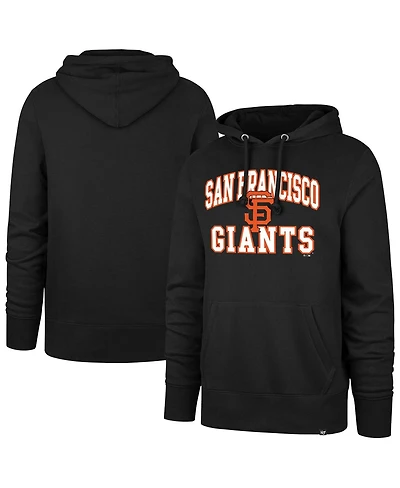 '47 Brand Men's Black San Francisco Giants Velocity Headline Pullover Hoodie