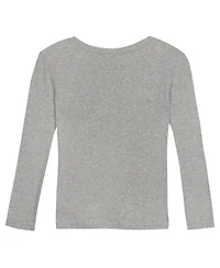Outerstuff Preschool 2-Piece Heather Gray New York Giants Long Sleeve T-Shirt and Pants Sleep Set