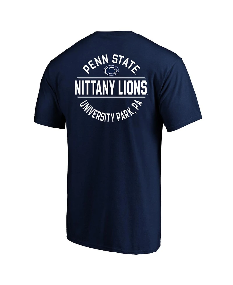 Fanatics Men's Navy Penn State Nittany Lions Big Tall Fast Break 2 Hit T-Shirt