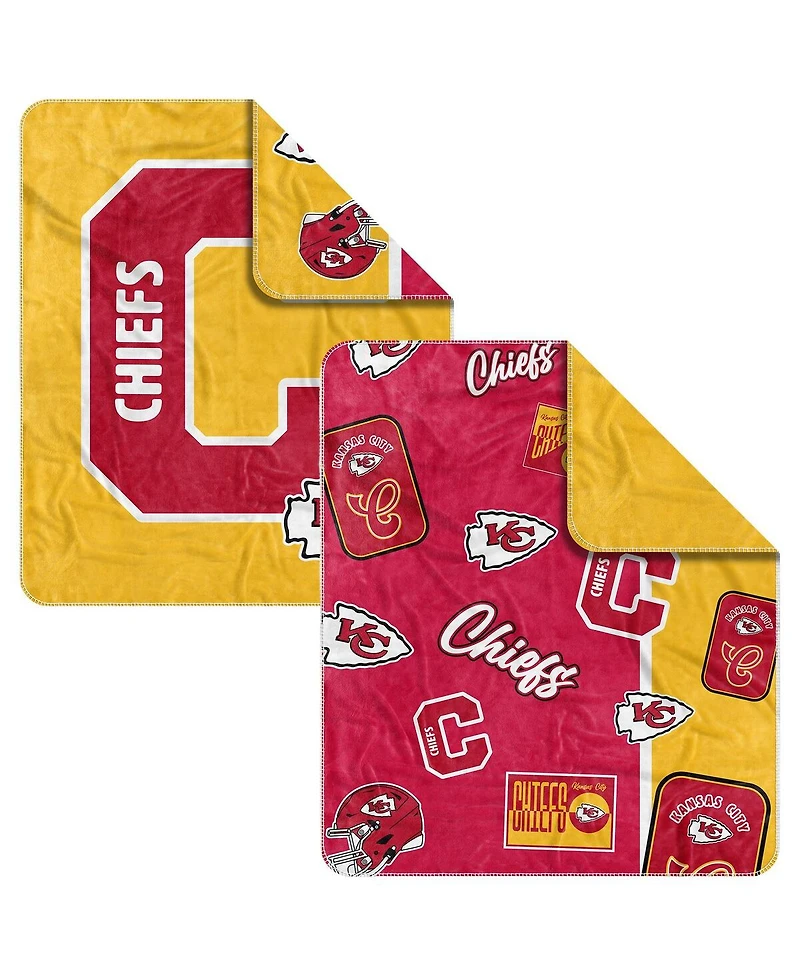 Logo Brands Kansas City Chiefs 50" x 60" Dream Weave Throw Blanket