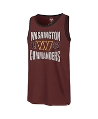 '47 Brand Men's Burgundy Washington Commanders Upload Franklin Tank Top