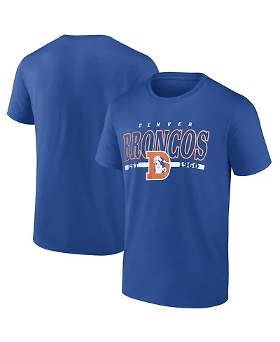 Fanatics Men's Royal Denver Broncos T-Shirt