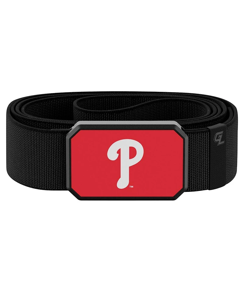 Groove Life Black Philadelphia Phillies Belt with Team Color Buckle