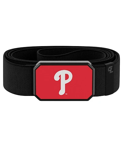 Groove Life Black Philadelphia Phillies Belt with Team Color Buckle