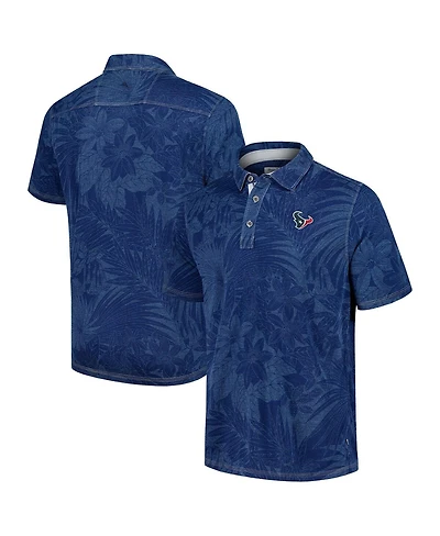 Tommy Bahama Men's Navy Houston Texans Sport Santiago Paradise Polo Shirt