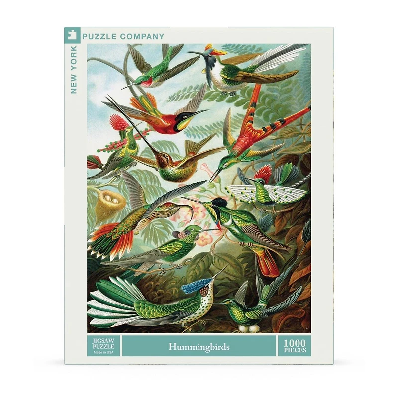 New York Puzzle Company Hummingbirds 1000 Piece Puzzle