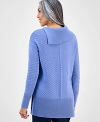 Style & Co Women's Envelope-Neck Tunic Sweater, Created for Macy's