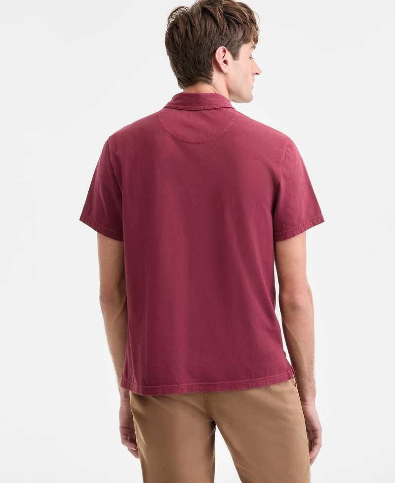 Sun + Stone Men's Long Sleeve Button-Front Corduroy Shirt, Created for Macy's