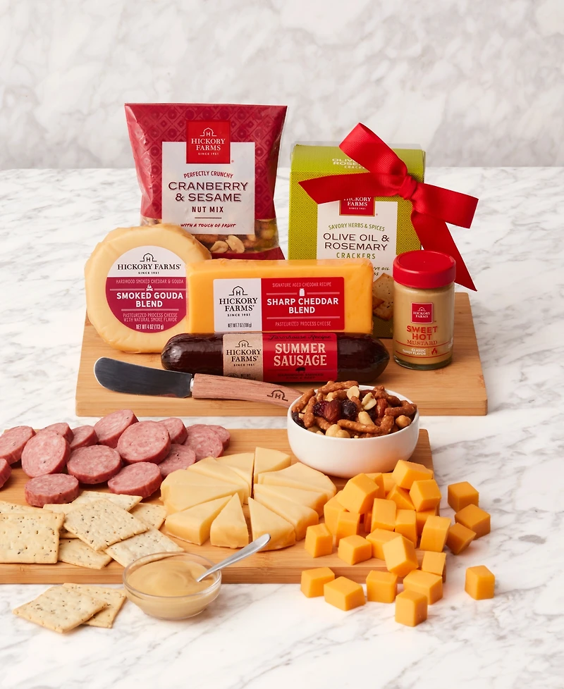 Hickory Farms Gourmet Cheeseboard Gift Set, 8 Piece