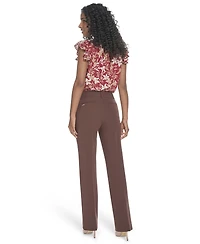 Tommy Hilfiger Women's Sutton Solid Bootcut Trousers