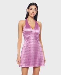 Alex & Sophia Juniors' Open-Back Sleeveless Bodycon Dress