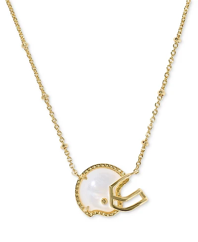 Kendra Scott Football Helmet Short Pendant Necklace, 16" + 3" extender