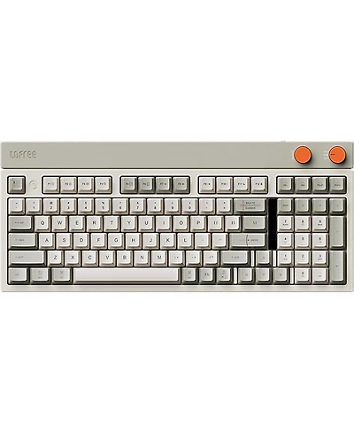 Lofree Block Wireless Mechanical Keyboard, 98 Keys Rechargeable Hot-Swappable, 3 Connection Types, Retro Knobs, Eyeable Panels for Windows & Mac