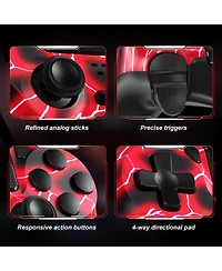 Nbcp Wireless Controller for PS4 with Dual Vibration, 6-Axis Motion Sensor, Speaker, Audio Jack, Touch Pad, Share Button