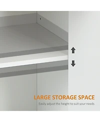Homcom Buffet Cabinet with 2 Storage Drawers and Cabinet,