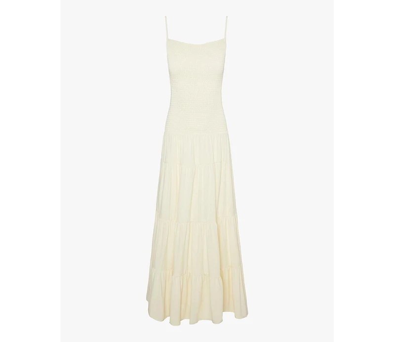 WeWoreWhat Smocked Drop Waist Maxi Dress