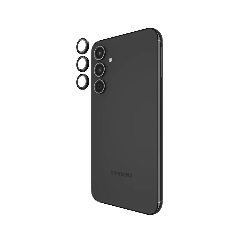 Case-Mate Aluminum Ring Lens Protector for Samsung Galaxy S23 Fe-Black