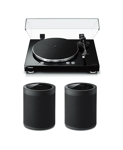 Yamaha MusicCast Vinyl 500 Turntable with 20 Wireless Speakers - Pair
